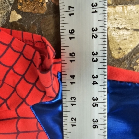 Marvel Spider-Man Princess Dress with Spider Eyes on Hood Costume Size XL Girls - Picture 7 of 8